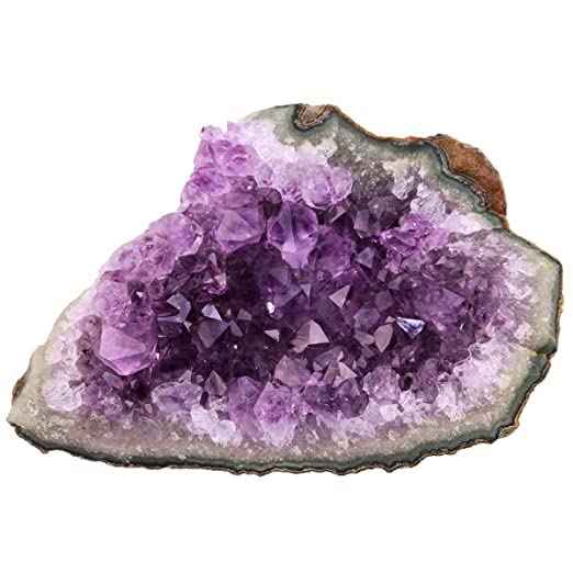 Divinity Natural Purple Amethyst Crystal Geode Cluster - Stunning Home Decoration Gemstone Specimen Default Title